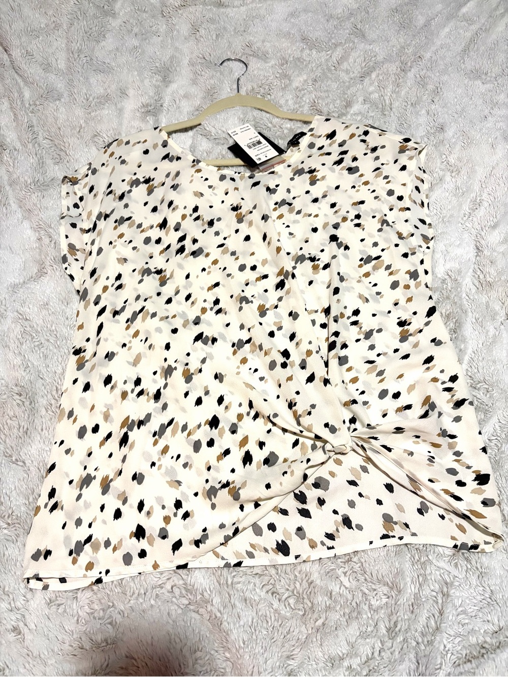 Pleione Knot-Front Blouse